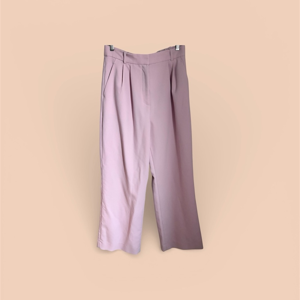 Abercrombie & Fitch Light Pink Wide Leg Pants